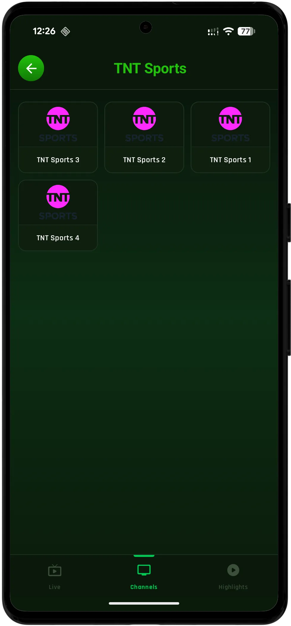 Soccery TV screenshot